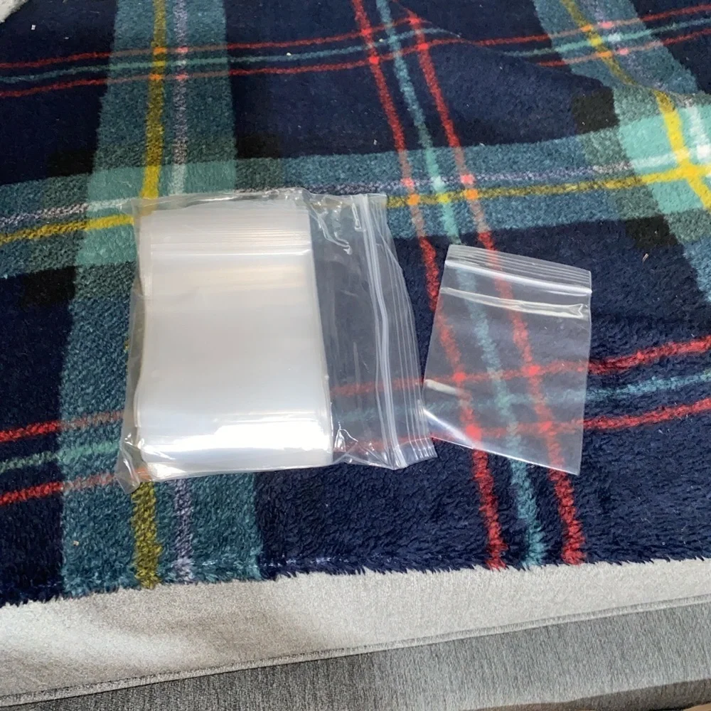 100 ct 3X4 Clear Resealable Plastic Zip Bag - Small